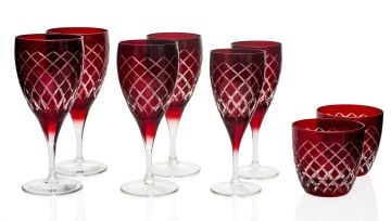 Kırmızı Kadeh 4'Lü Set  (Kırmızı Şarap)