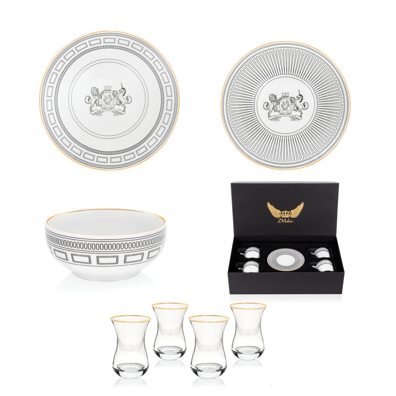 Empire Tabak&Çay Kahve Seti 20 Parça (4 Kişilik)